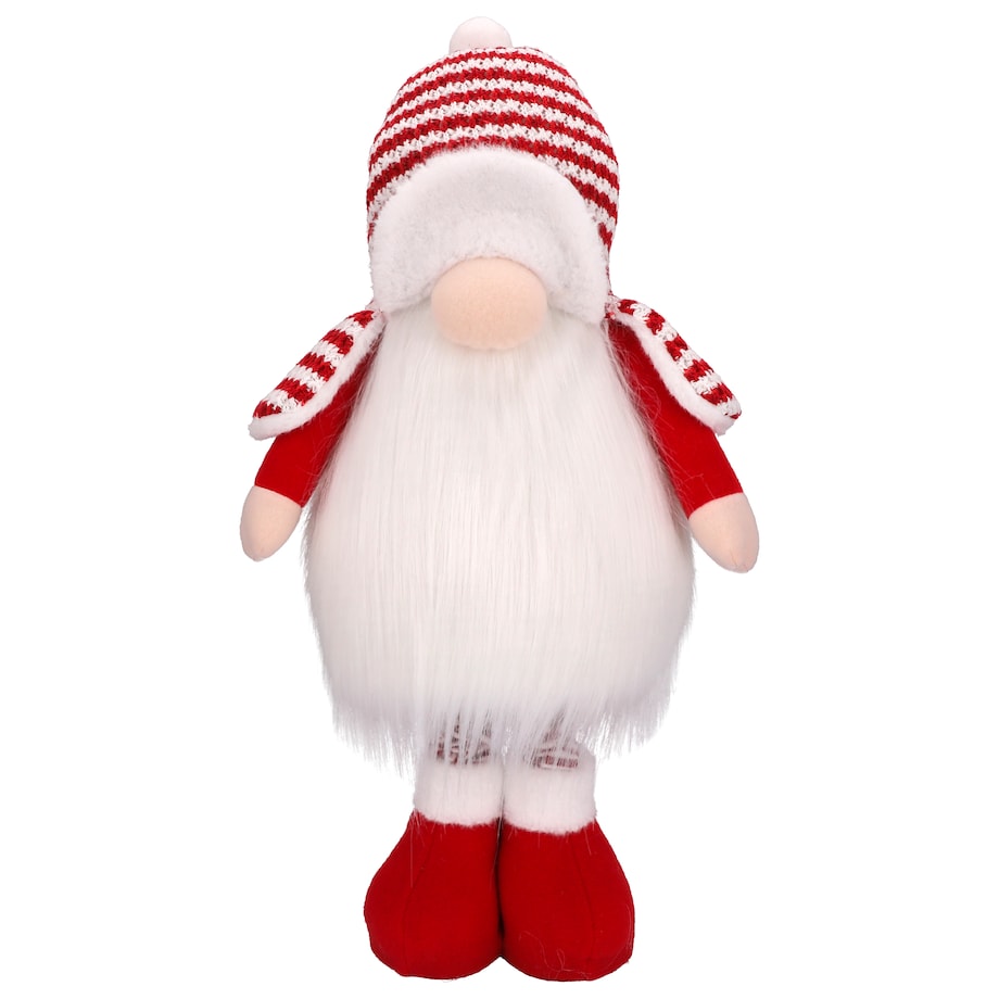 Skrzat na teleskopowych nogach krasnal świecący na święta