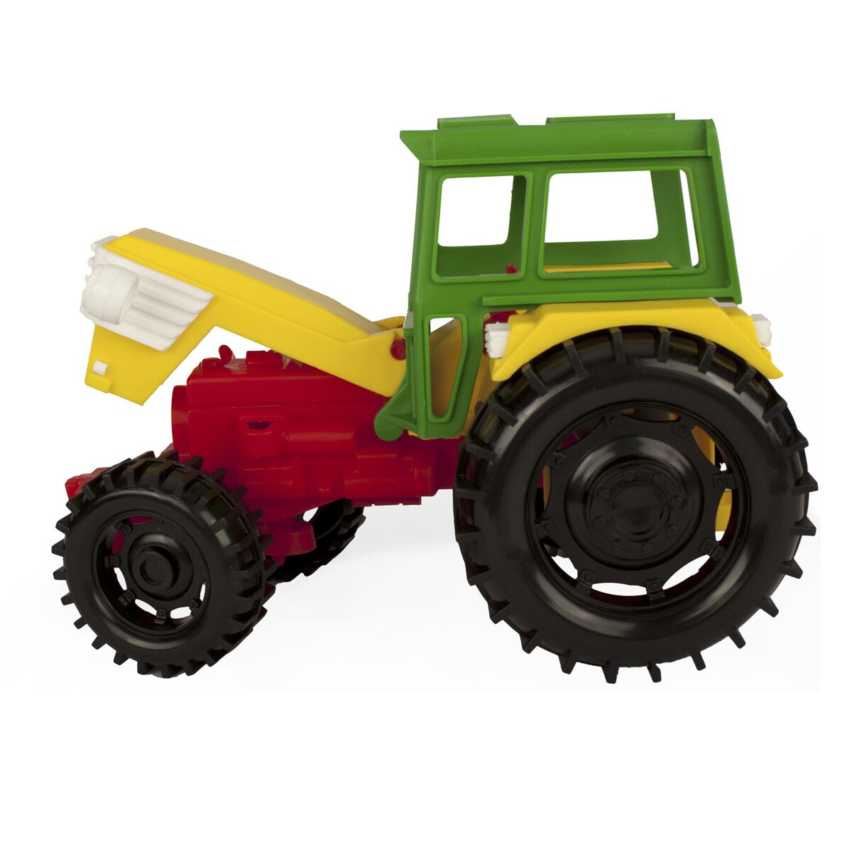 Traktor z przyczepą na konia