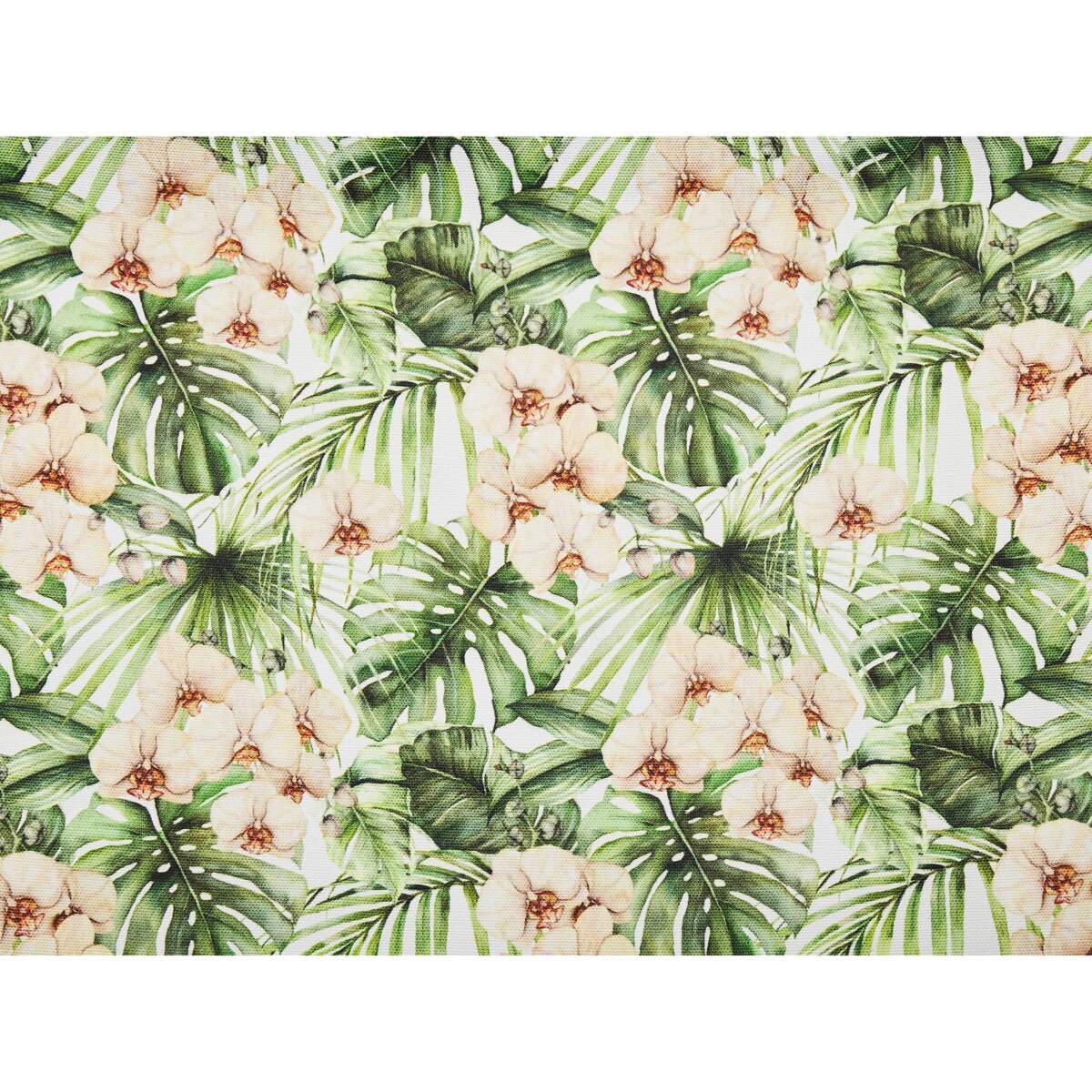 Zestaw 2 tkanin leżakowych wzór w kwiaty ANZIO / AVELLINO