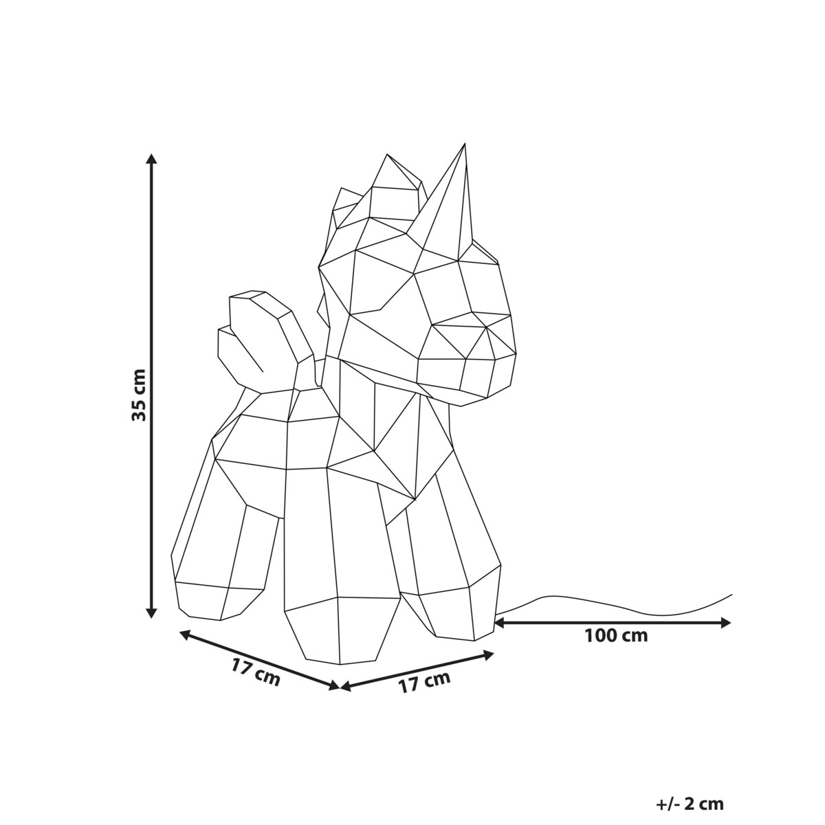 Figurka dekoracyjna FORNAX Materiał syntetyczny Klasyczny Kolorowy