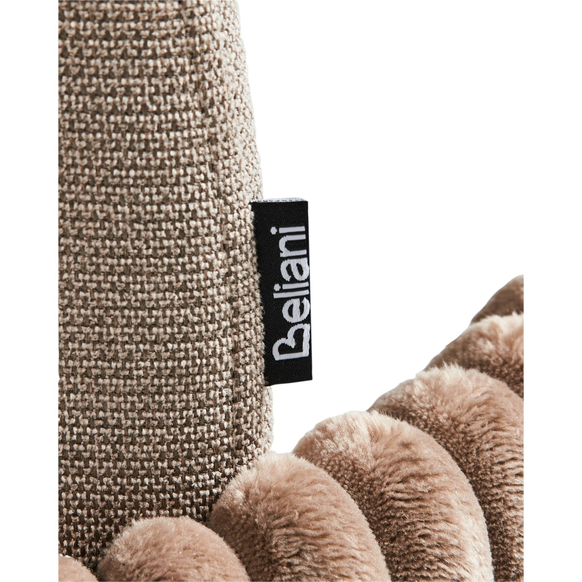 Zestaw 2 krzeseł do jadalni AMITY Beżowoszary