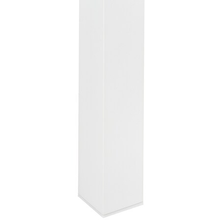 Stół ogrodowy MESSINA 100 cm 52 cm Biały