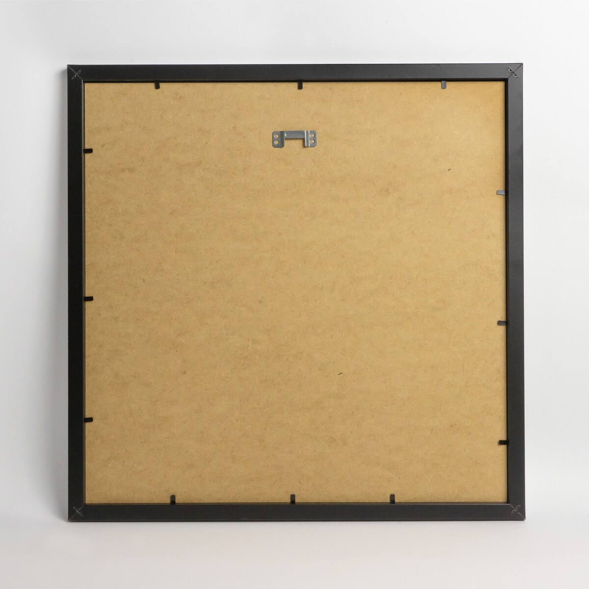 Ramka na zdjęcia 40x40 cm czarna rama MDF z plexi do powieszenia klasyczna kwadratowa ramka FRAMAI