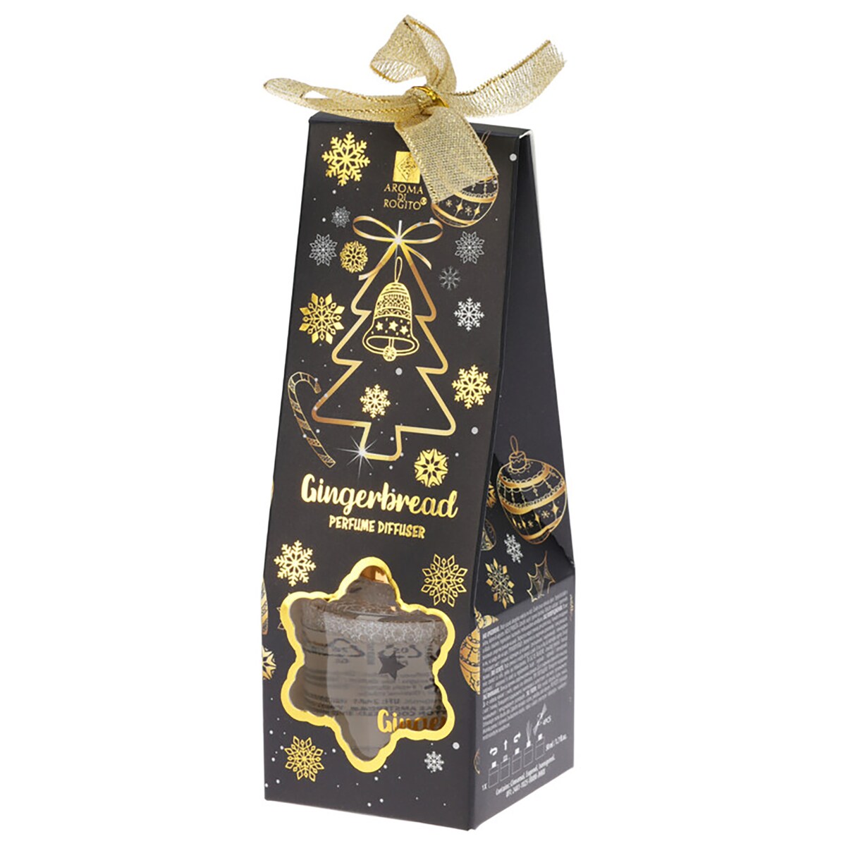 Patyczki Zapachowe Dyfuzor Zapach Świąteczny Odświeżacz Powietrza 50 Ml Śnieżynka Piernik