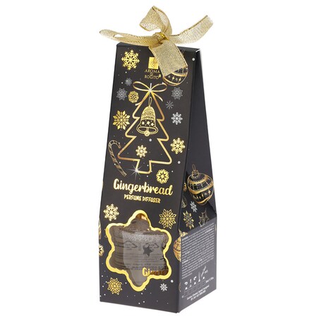 Patyczki Zapachowe Dyfuzor Zapach Świąteczny Odświeżacz Powietrza 50 Ml Śnieżynka Piernik