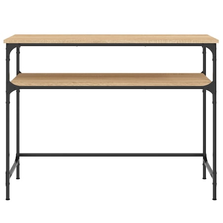 vidaXL Stolik konsolowy, dąb sonoma, 100x35,5x75 cm