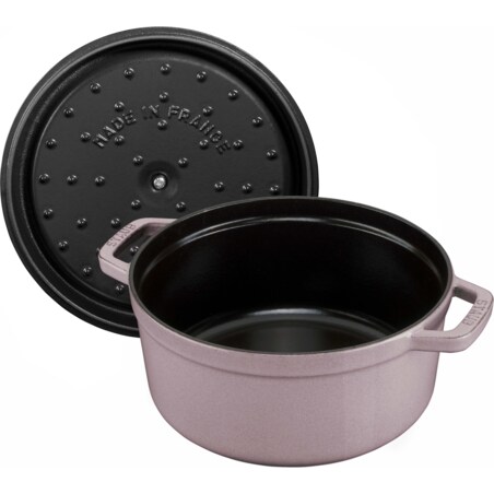 Garnek żeliwny okrągły Staub - 2.2 ltr, Kwiat Wiśni
