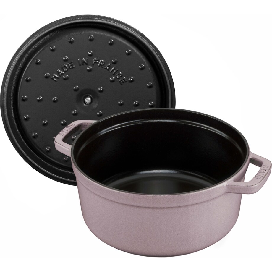Garnek żeliwny okrągły Staub - 2.2 ltr, Kwiat Wiśni