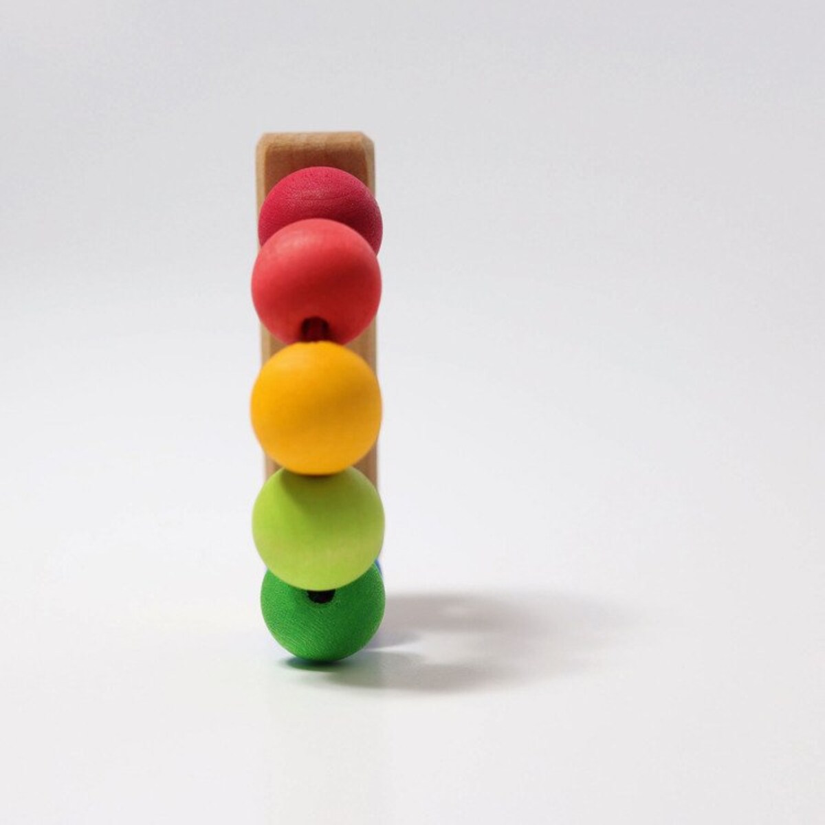 Grzechotka dla niemowlaka Statek drewniana kolorowa 0+ Grimm's