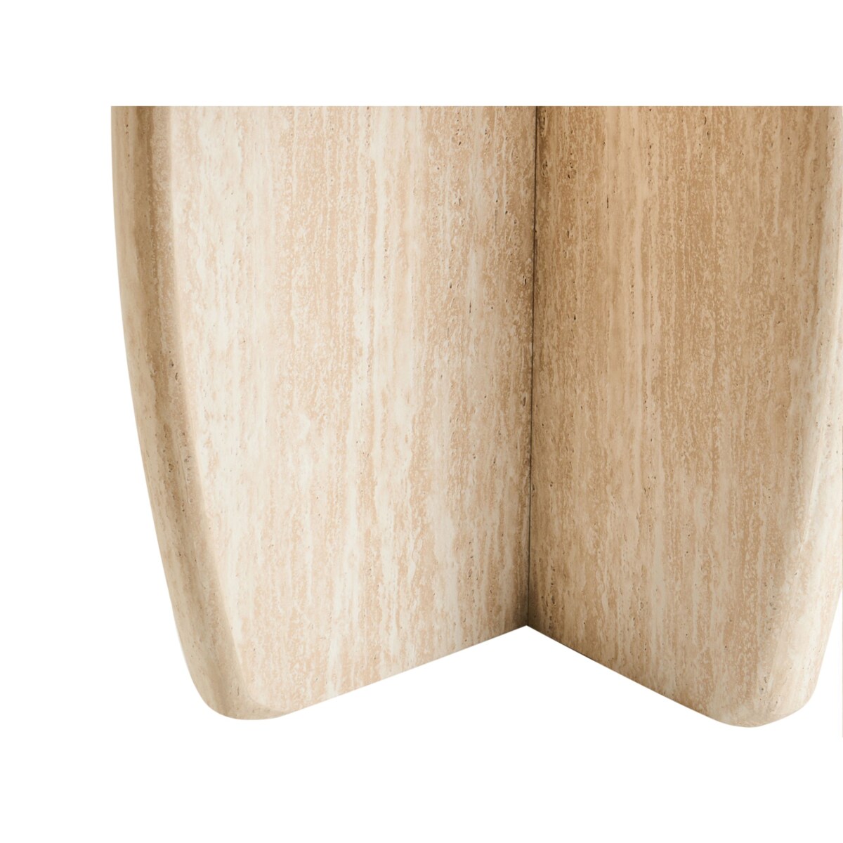 Stół do jadalni TRAVERS Efekt trawertynu 180 cm 90 cm