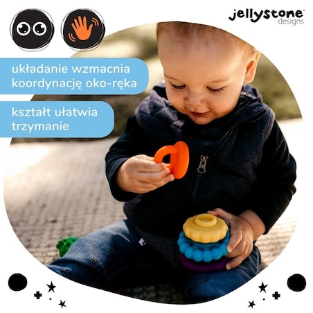 Gryzak mała wieża, tęczowy, Jellystone