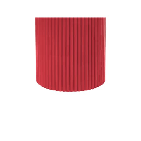 Zestaw 6 świec LED NOISETTE 10/16 cm Czerwony