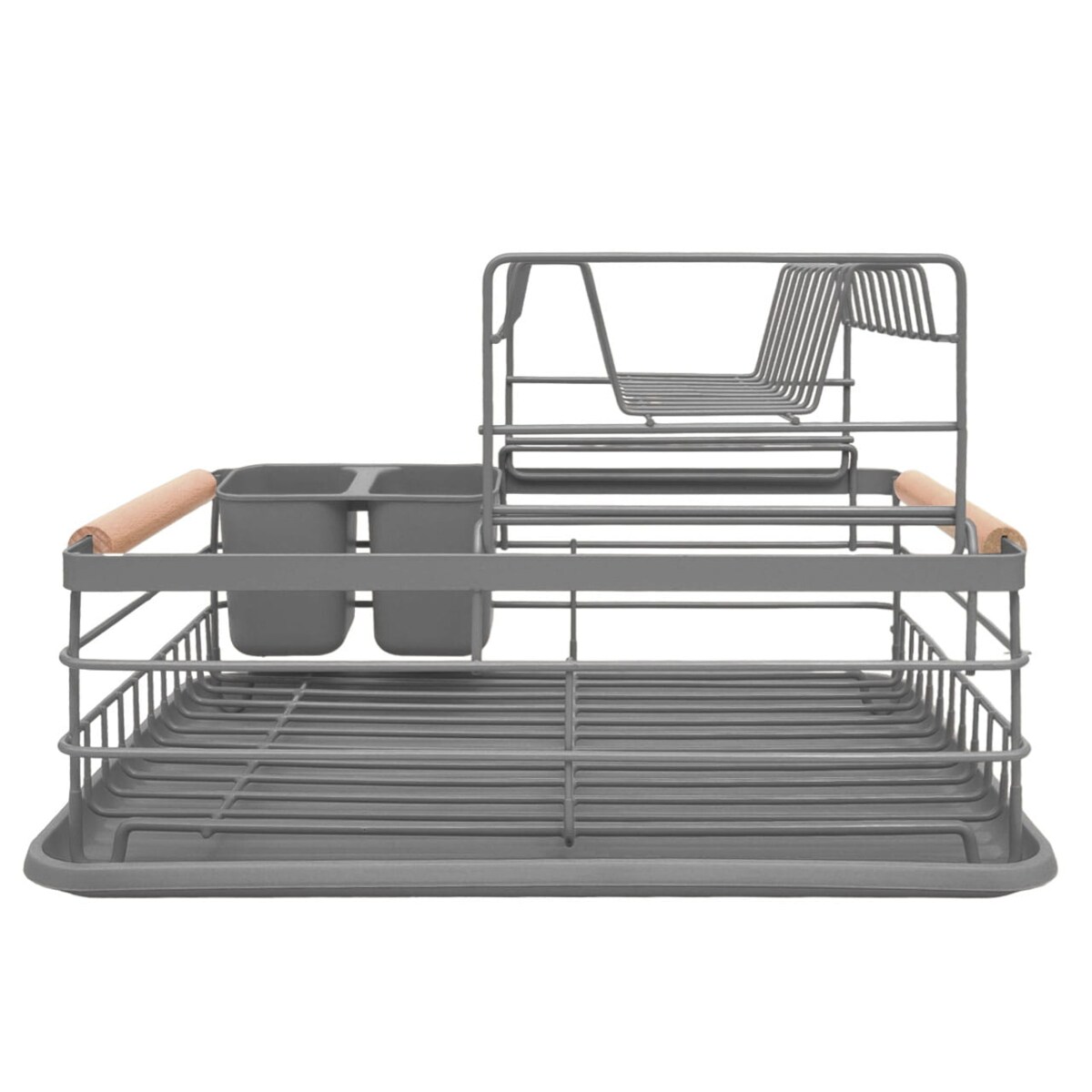 Suszarka do naczyń dwupoziomowa szara Ociekacz 43x32x27cm KINGHOFF