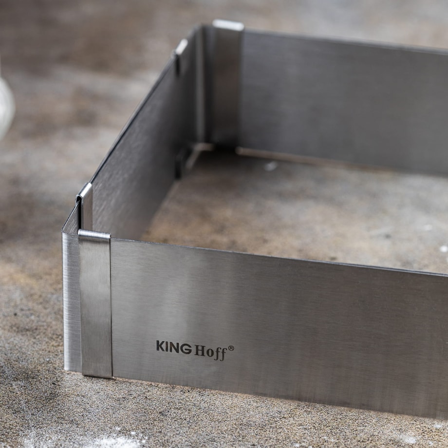 Regulowana forma do ciasta 28-15x5cm Tortownica Rant cukierniczy KINGHOFF