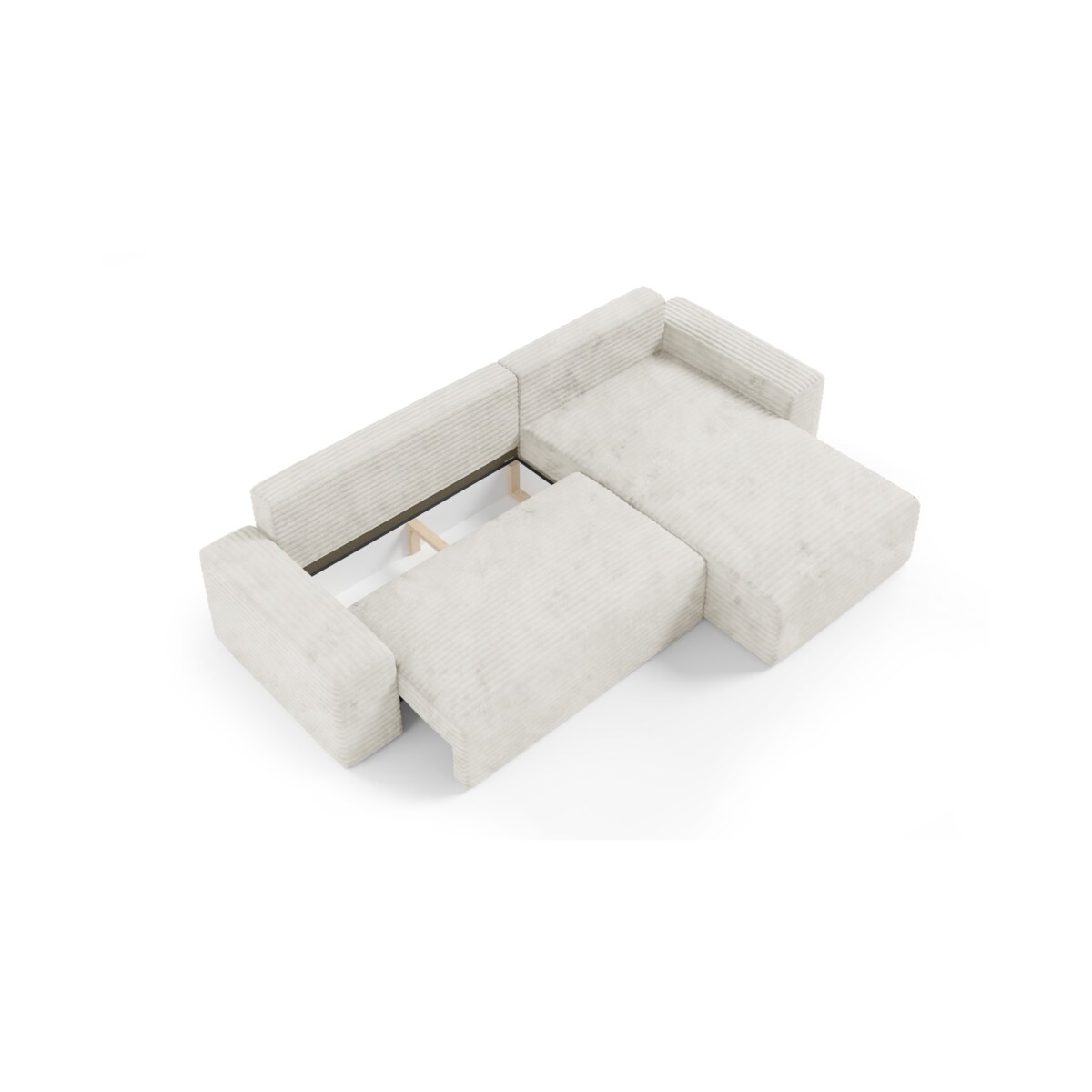 Narożnik COCO L z funkcją spania Kolor: TILIA 1