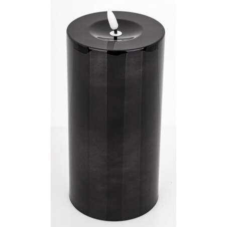 Świeca LED z tworzywa sztucznego Timer 22x10x10 cm BATTI-2 big czarna
