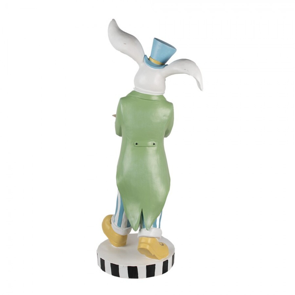 Duża figurka - Królik w niebieskim kapeluszu 47x52x105 cm