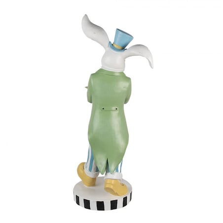 Duża figurka - Królik w niebieskim kapeluszu 47x52x105 cm