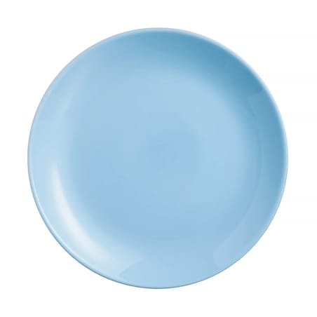 TALERZE DESEROWE 6szt x 19 cm NIEBIESKIE luminarc na ciasta desery jedzenie