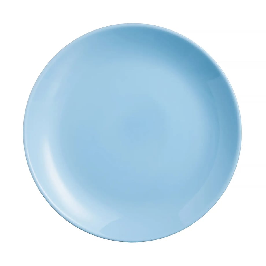 TALERZE DESEROWE 6szt x 19 cm NIEBIESKIE luminarc na ciasta desery jedzenie