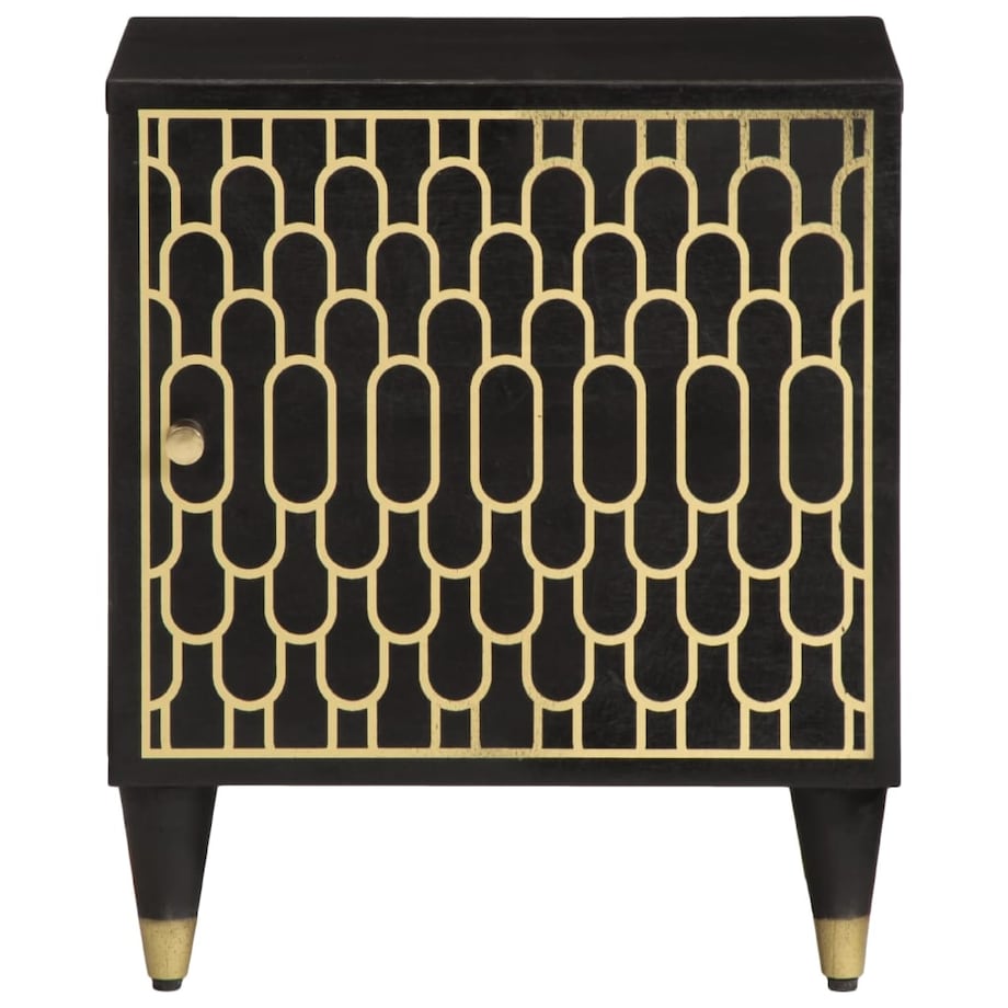 vidaXL Szafki nocne, 2 szt., 40x33x46 cm, lite drewno mango