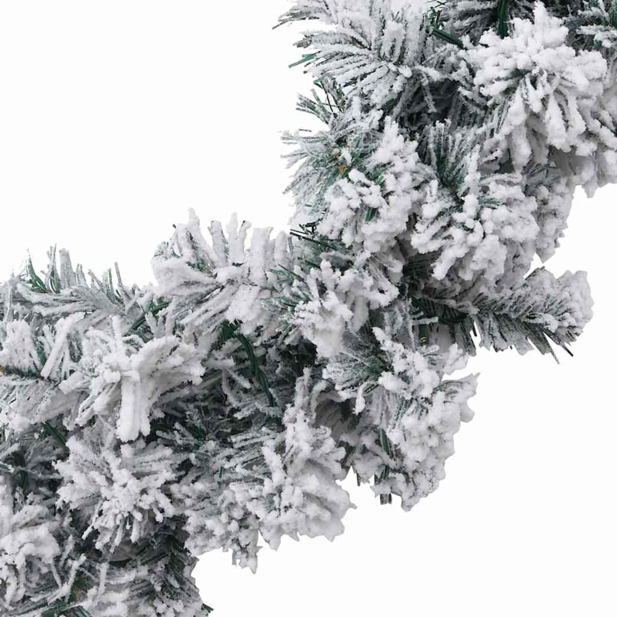 vidaXL Girlanda świąteczna z diodami LED, zielona, 5 m, PVC