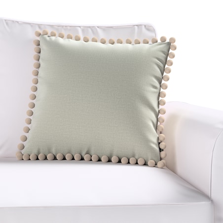 Poszewka Wera na poduszkę 45x45 pastelowo miętowy welwet