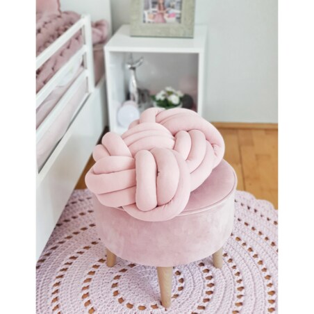 LOV.WOOD PODUSZKA SUPEŁ PRECEL PUDROWY RÓŻ