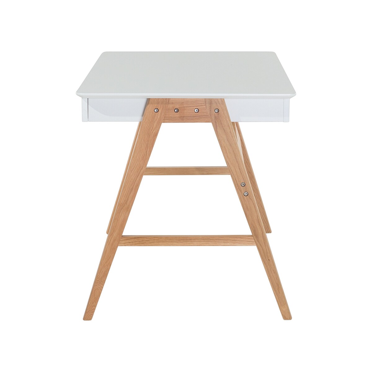 Biurko z szufladami 120 x 70 cm białe SHESLAY