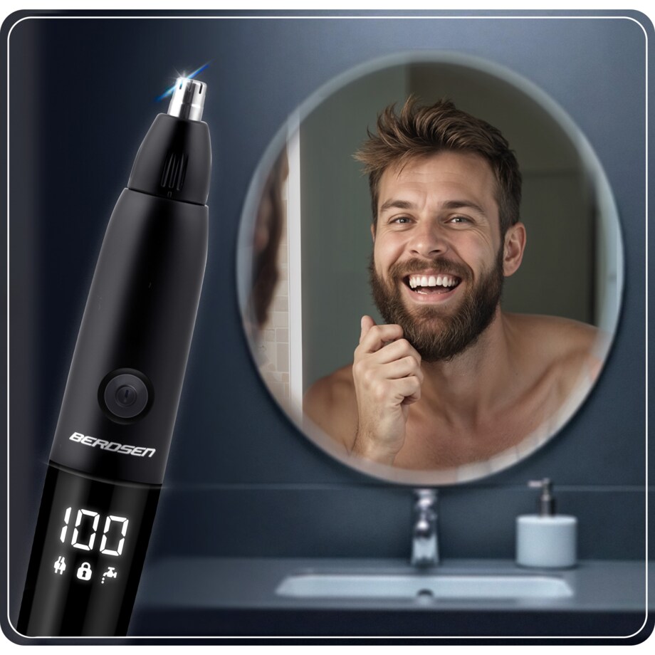 Trymer do nosa i uszu precyzyjna maszynka golarka Berdsen