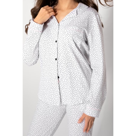 Piżama Delicate Style White, L