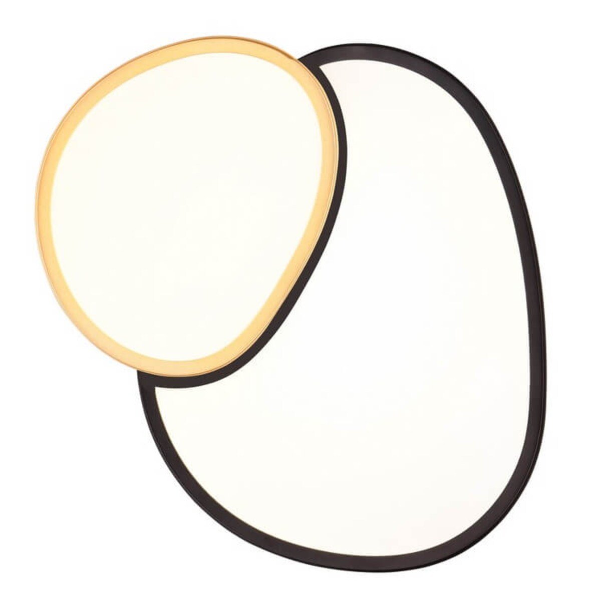 Salonowa lampa sufitowa Rise 647510280 Trio LED 21W 2700-6500K czarna złota biała