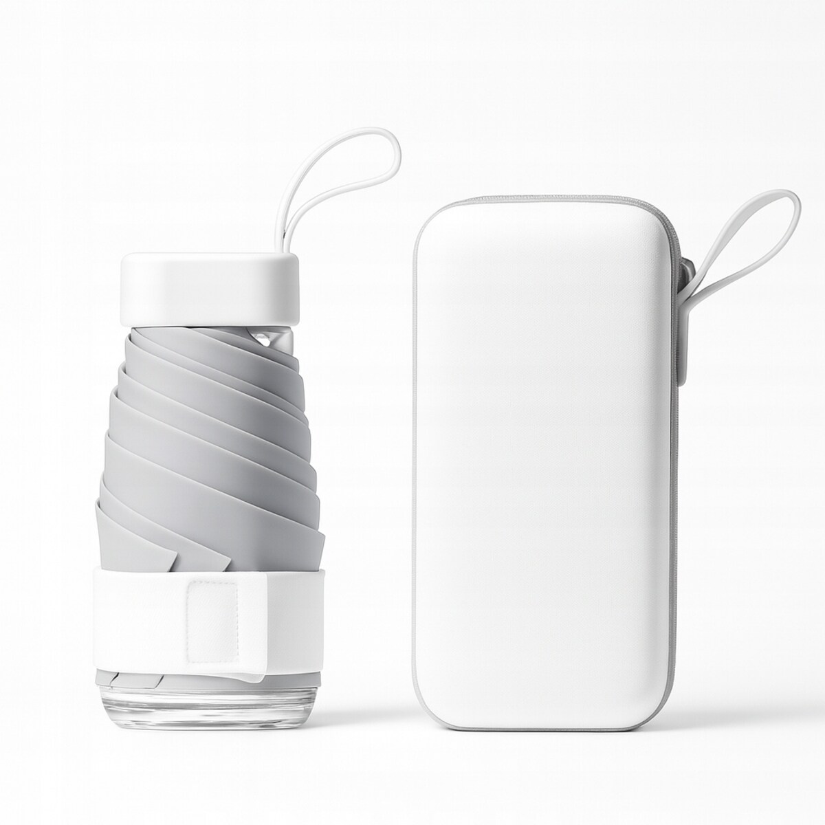 Parasol kieszonkowy kompaktowy parasolka składana mała mały mini etui LEKKA