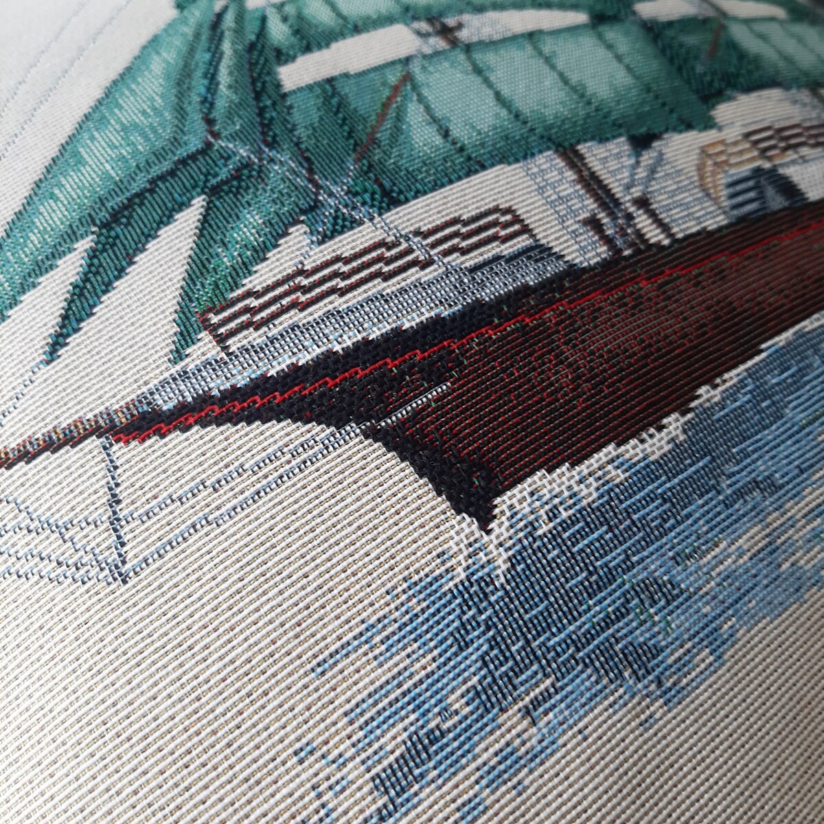 Poszewka Na Poduszkę Jasiek 45X45 Cm Żakardowa Dekoracyjna Ozdobna Nave