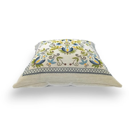 Dwustronna ludowa poduszka gobelinowa 45x45 Legenda