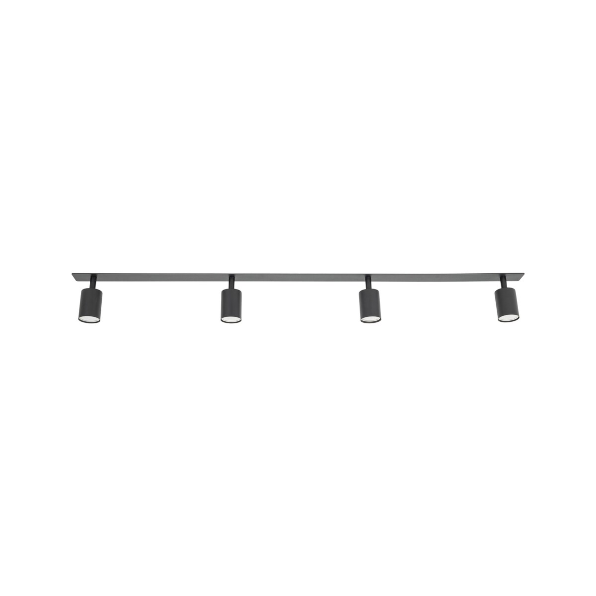 Lampa podtynkowa spot TK Lighting NEX BLACK 10801 czarna 4xGU10 ruchome reflektory