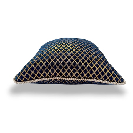 Granatowo-złota poduszka dekoracyjna 45x45 Beatrix