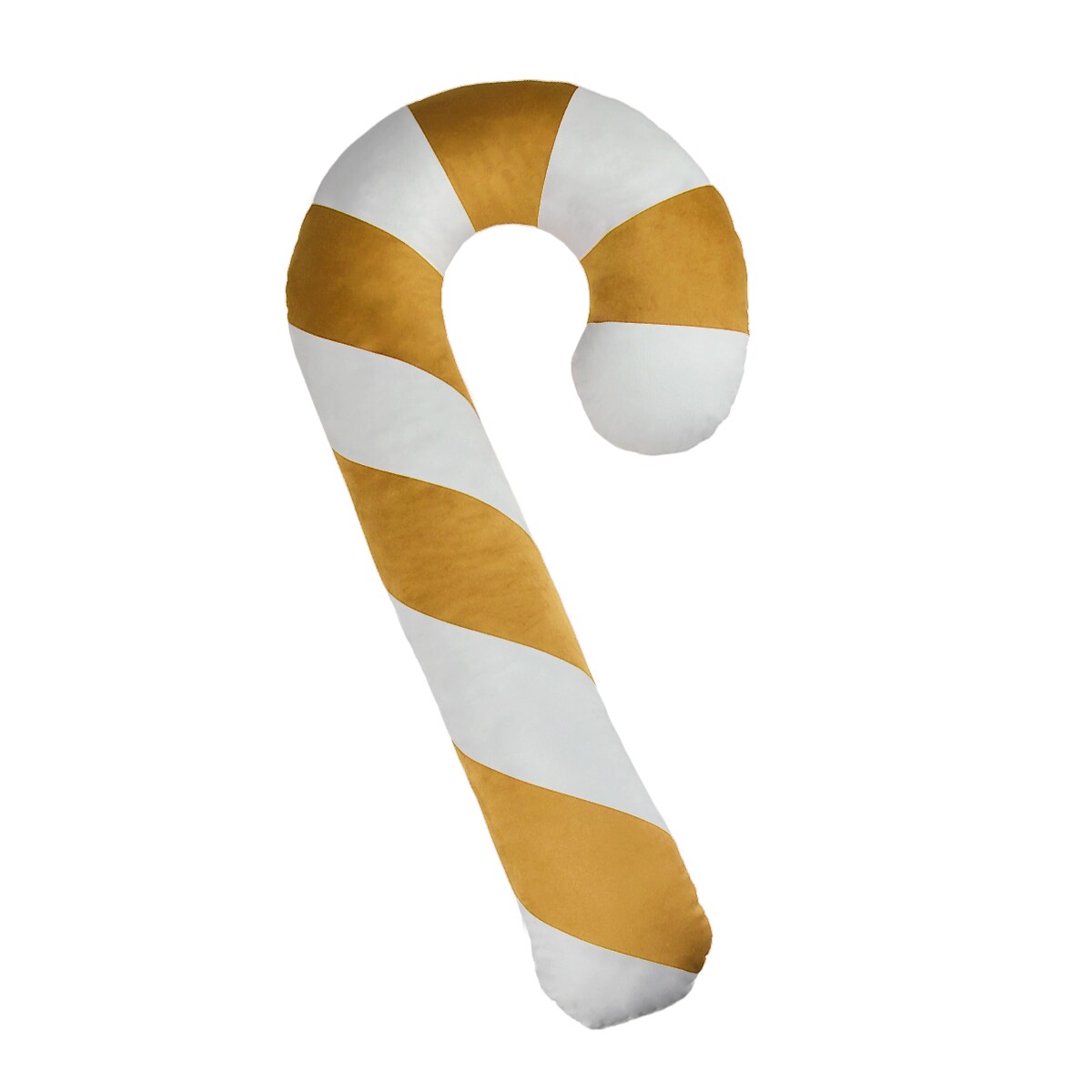 Poduszka XMAS wzór XM18 | Musztardowa laska cukrowa XXL