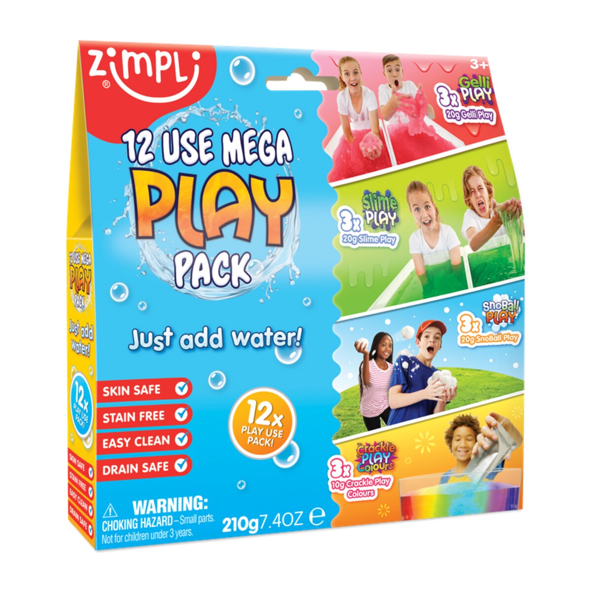 Zestaw magicznych proszków do wody, 12 szt., Mega Play Pack, 3+, Zimpli Kids