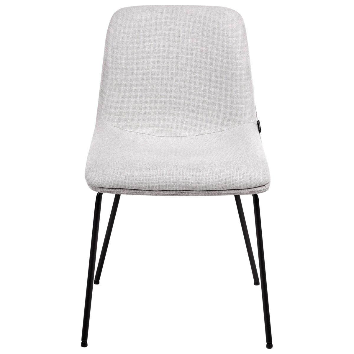 Zestaw 2 krzeseł do jadalni LORIDA Jasnoszary