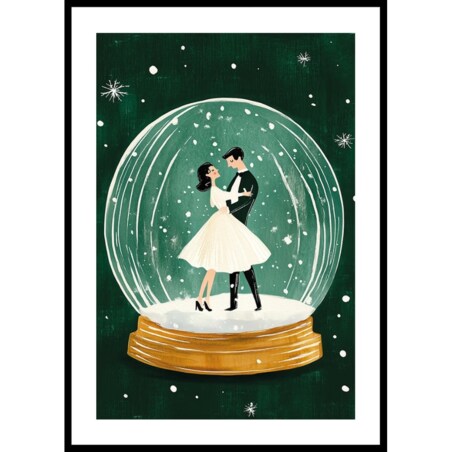 Poster Story, Plakat, Obraz - Magiczna Kula Śnieżna i Tancerze, wymiary 30 x 42 cm