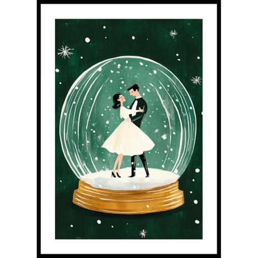 Poster Story, Plakat, Obraz - Magiczna Kula Śnieżna i Tancerze, wymiary 30 x 42 cm