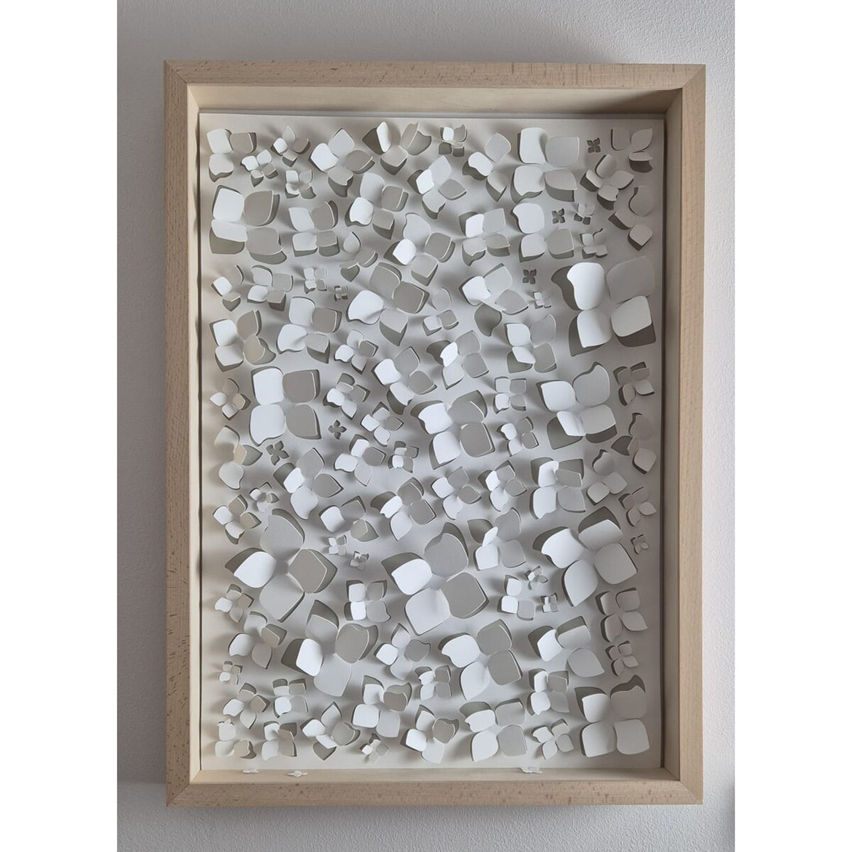 Wycinane w papierze Kwiaty - Obraz na ścianę