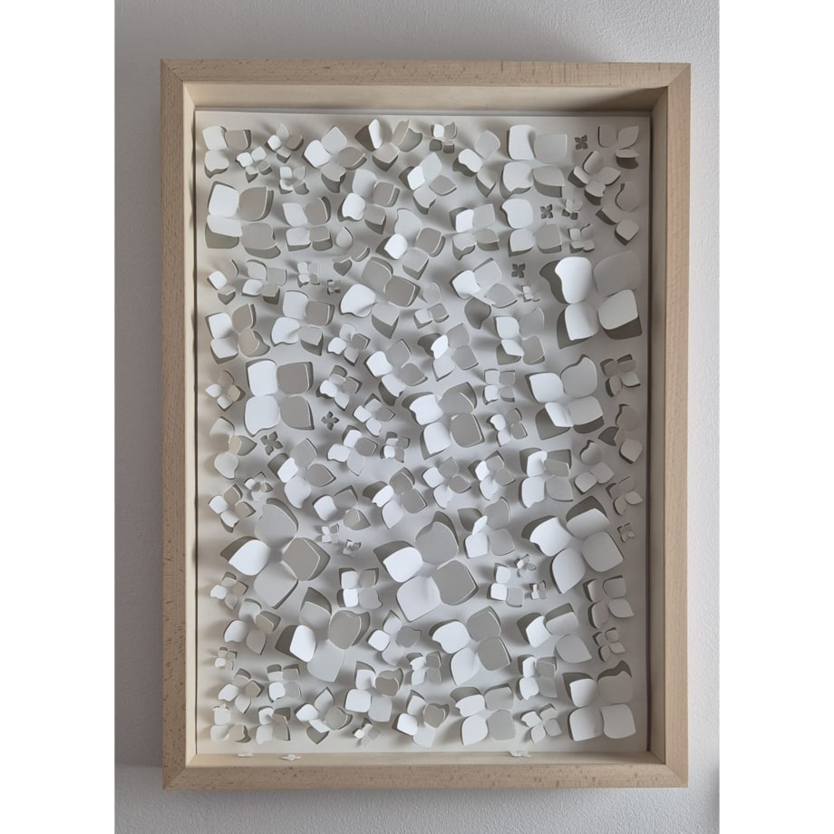 Wycinane w papierze Kwiaty - Obraz na ścianę