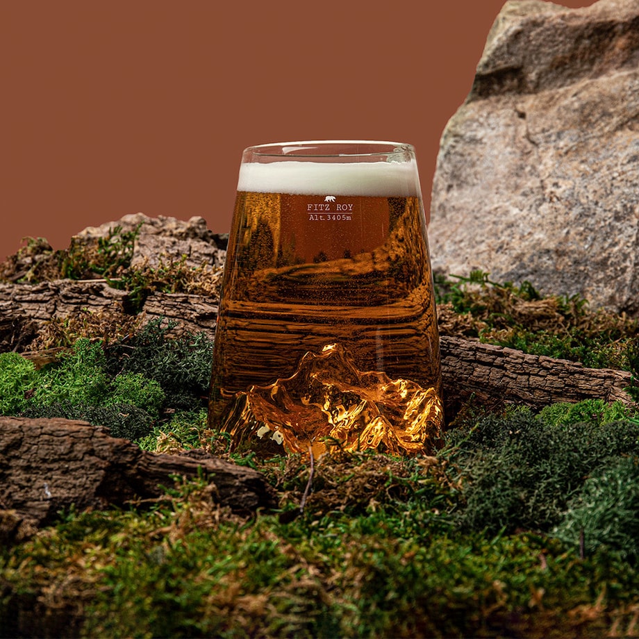 Szklanka Long Drink - Topographic - Fitz Roy