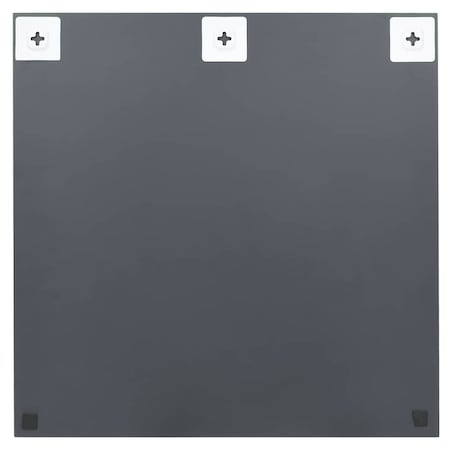 vidaXL Lustro ścienne z lampkami LED, kwadratowe, szklane