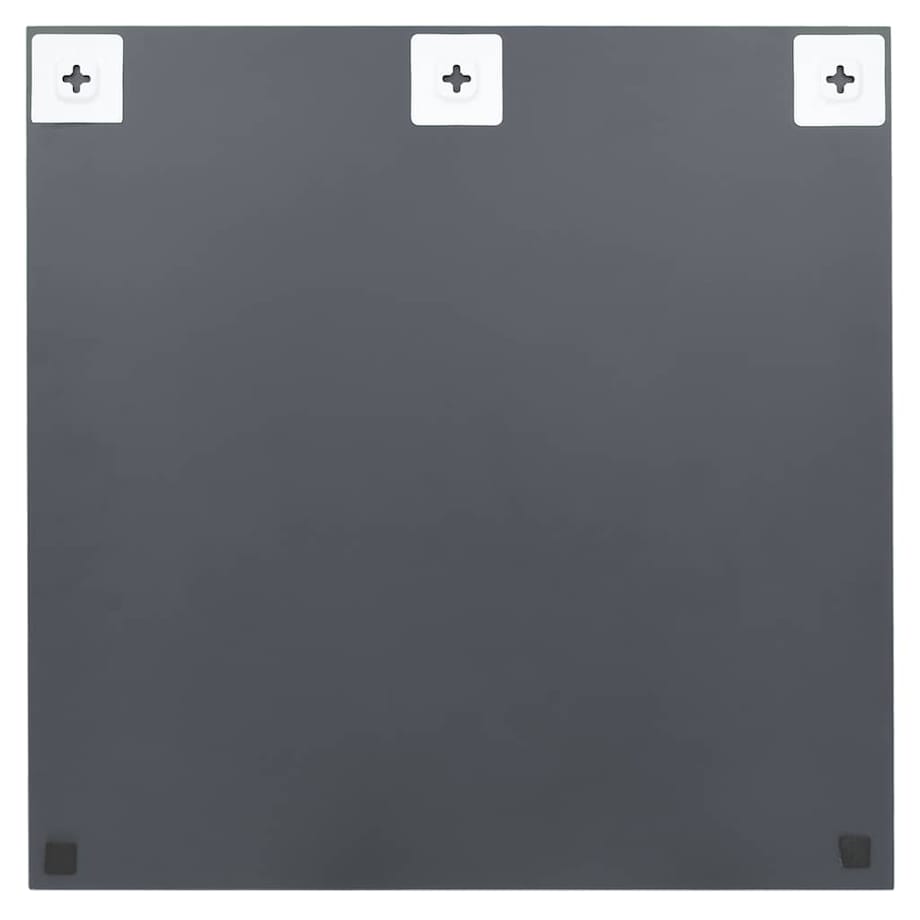 vidaXL Lustro ścienne z lampkami LED, kwadratowe, szklane