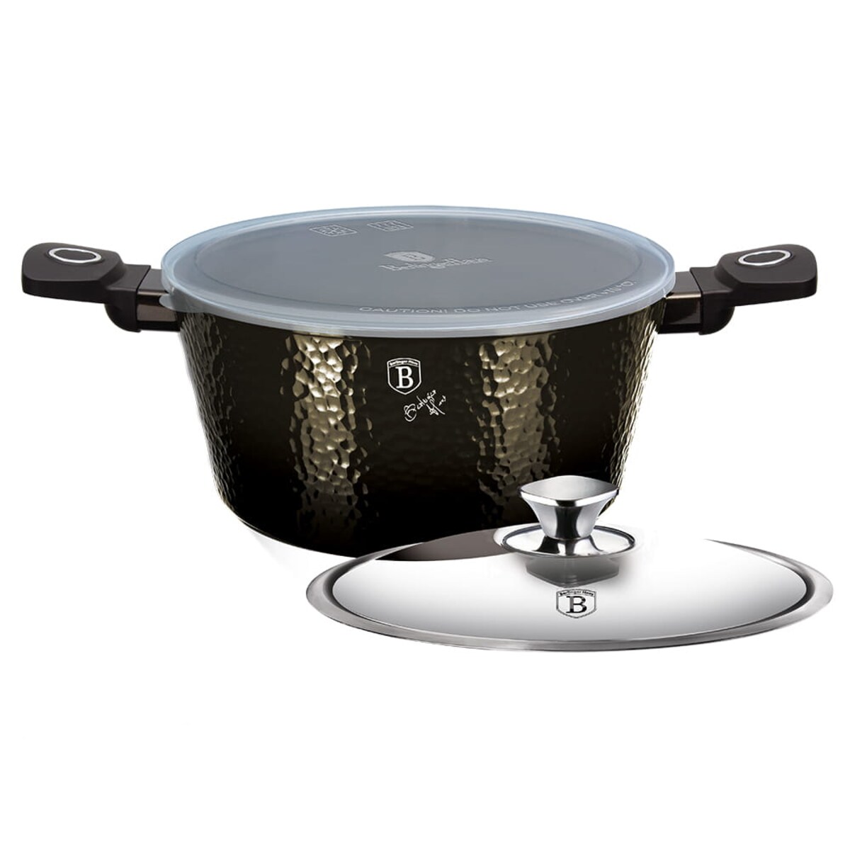 Garnek z pokrywką 20cm BerlingerHaus BH-6571 Primal Gloss