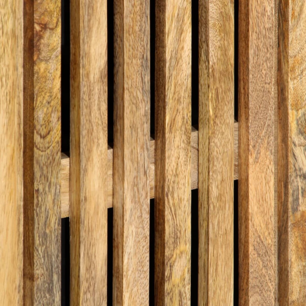 vidaXL Szafka, 90x34x75 cm, lite surowe drewno mango