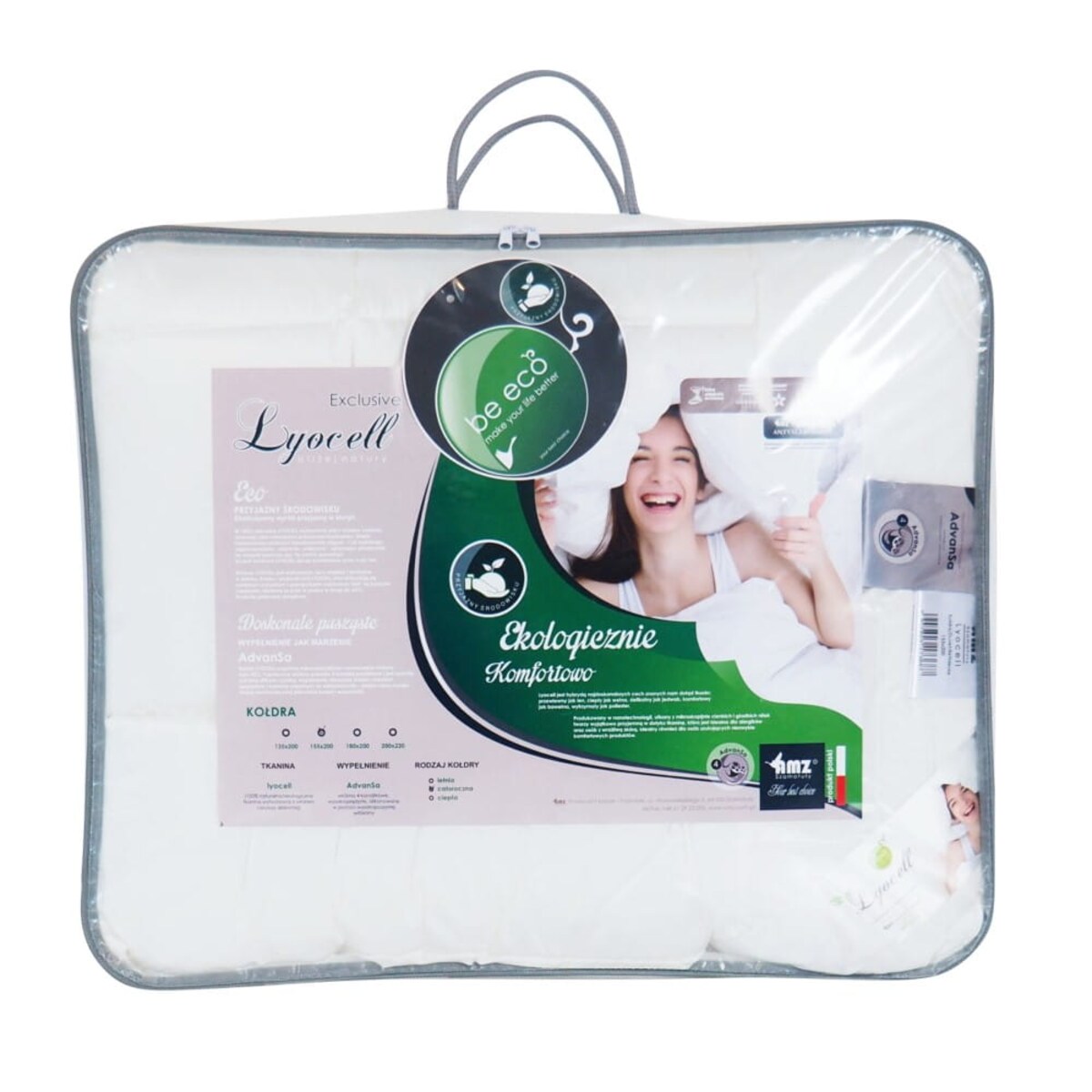 Kołdra Lyocell Całoroczna, 155/160 x 200 cm, AMZ
